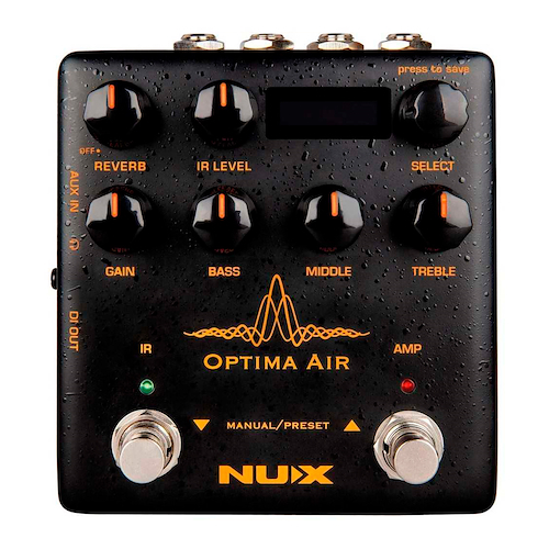 Pedal de efecto VERDUGO SERIES NUX NAI-5 OPTIMA AIR ACUSTIC SIMULADOR-IR LOADER - $ 294.824
