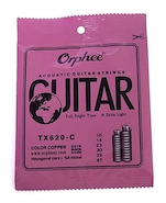 TX Acoustic Guitar Strings ORPHEE STRINGS TX620-C Colour Strings
