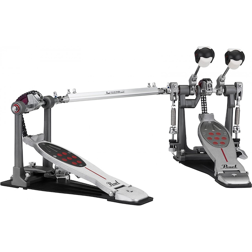 Pedal De Bombo Eliminator Twin Doble Con Cadena, Con Estuche PEARL P-2052C - $ 1.024.063