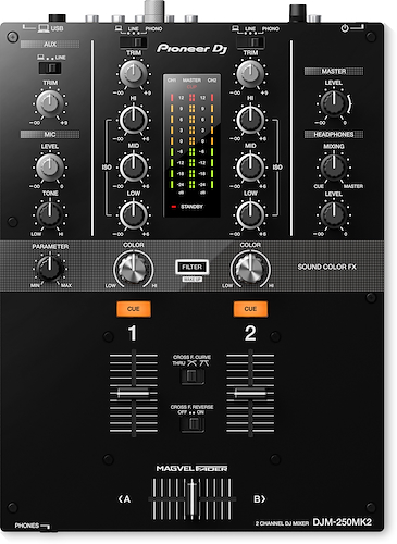 Mixer | DJ | 2 Chs | Sound Color FX | Entradas 3 Line (RCA) PIONEER DJM-250MK2 - $ 855.858