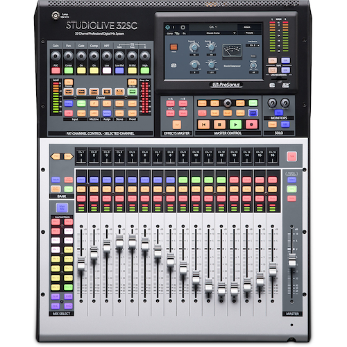 STUDIOLIVE 32SC | Mixer digital c/ interfaz de grab. USB de PRESONUS 277-9206-402 - $ 5.177.445