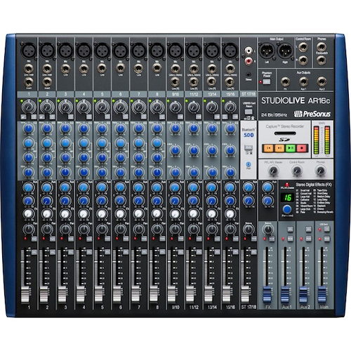 STUDIOLIVE AR16c | Mixer Analógica 18 ch -12XLR- c/ interfaz PRESONUS 277-9206-102 - $ 1.761.688