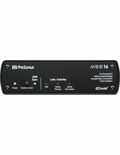 AVB-D16 NETWORK SWITCH & BRIDGE | Interfaz Dante a AVB in/ou PRESONUS 277-9300-101 - $ 1.512.866