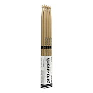 PACK X 4 UNIDADES-PALILLO PROMARK HICKORY 5A PUNTA MADERA PROMARK TX5AW4P - $ 67.103