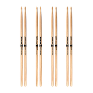 PACK X 4 UNIDADES-PALILLO PROMARK HICKORY 7A PUNTA MADERA PROMARK TX7AW4P