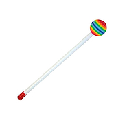 Baqueta plastica  | Mallet Rainbow | 36 MM x 08
