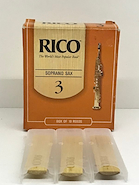 Cañas RICO para Saxo Soprano n° 3-UNI RICO RIA1030-UNI