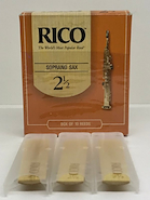 Cañas RICO para Saxo Soprano n° 2 1/2 - UNI RICO RIA1025-UNI