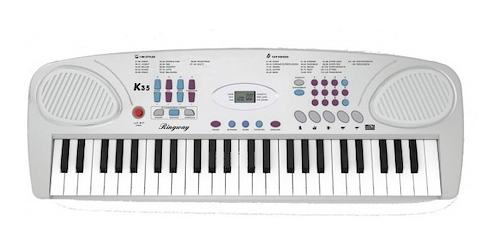 49 Teclas - Display Lcd - Polifonia 16 Notas - 101 Voces - 1 RINGWAY K35 - $ 156.508
