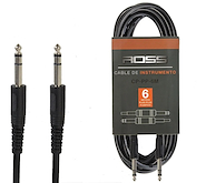 Cable|Plug-Plug|6mts|Parainstrumentos|ConectorMetalico ROSS PA CP-PP-6M