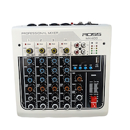 Mixer | 4 canales | XLR/TRS | Bluetooth | Reproductor USB | ROSS PA MX400