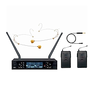 Microfono inalambrico | UHF | Doble (Vincha+vincha) | + cabl ROSS PA MU-626-HS/HS+IC