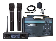Sistema Inalámbrico Doble de Mano. UHF. Cápsula alta fideli ROSS MU-626