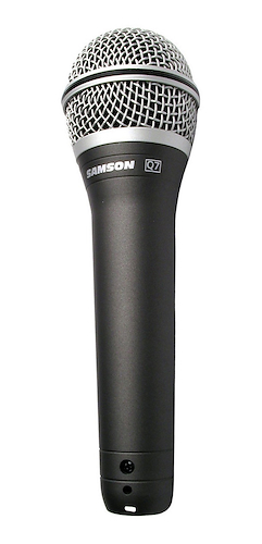 Microfono dinamico vocal de estudio, Cardiode SAMSON Q-7 - $ 97.058