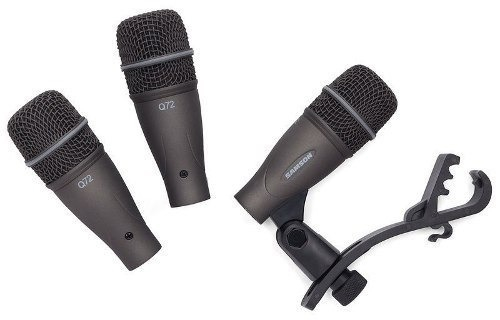 Set 3 Microfono | Para bateria | 3 Q72 Tom + Soportes | Estu SAMSON DK703 - $ 490.756