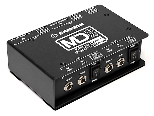 Caja Directa | Pasiva | Estereo | Conectores Plug (In/Thru) SAMSON MD2PRO - $ 327.871