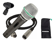 Micrófono dinamico vocal y de instrumento con cable xlr /xlr SAMSON Q-4