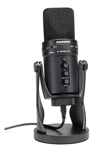 Microfono | USB | De estudio | Condenser | Multipatrón | Dia SAMSON GM1UPRO - $ 563.853
