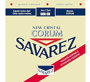 Encordado guitarra clasica NORMAL NEW CRISTAL-CORUM SAVAREZ 500CR - $ 27.479