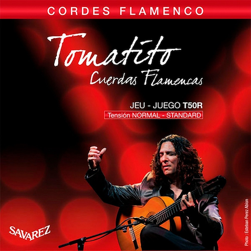 Encordado para guitarra flamenca TOMATITO TENSION NORMAL SAVAREZ T50R - $ 35.585