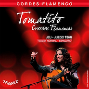 Encordado para guitarra flamenca TOMATITO TENSION NORMAL SAVAREZ T50R