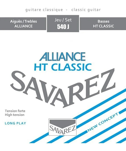 Encordado guitarra clásica ALTA ALLIANCE-HT CLASSIC SAVAREZ 540J - $ 36.079