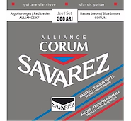 Encordado guitarra clásica NORMAL-ALTA ALLIANCE-CORUM SAVAREZ 500ARJ