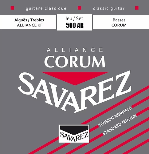 Encordado guitarra clasica NORMAL ALLIANCE-CORUM SAVAREZ 500AR - $ 36.079