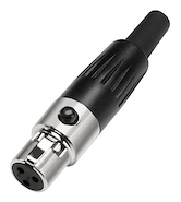 Conector | Mini XLR | 4 pines | (hembra para cable) SEETRONIC ST101 - $ 3.855