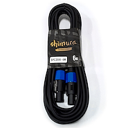 Cable SPEAKON-SPEAKON SHIMURA SPC2006-6 6 MTS  2 X 1,5mm2