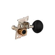 Clavijero de Ukelele SHIMURA 227 N SB BLINDADO CROMADO PERILLA NEGRA