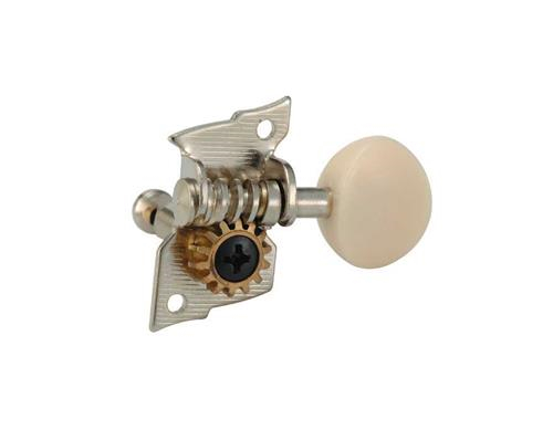 Clavijero de Ukelele SHIMURA 227 N SI  BLINDADO CROMADO PERILLA NACAR - $ 12.404