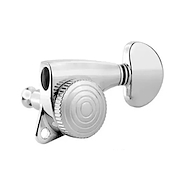 Clavijero Electrica SHIMURA 334CX-D7 3+3 TRABA CUERDA HIDRAULICO CROMADO
