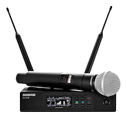 Sistema Inalambrico | de Mano | UHF (632-695 MHz) | Frec SHURE QLXD24/SM58-L50 PACK