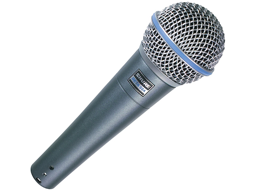 Microfono Dinam, Supercard P/ Voces SHURE BETA58A - $ 354.006