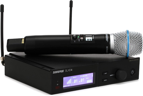 Sistema Inalambrico de Mano | (470-514 MHz) | Frec Vari SHURE SLXD24AR/B87A-G58 - $ 1.830.897
