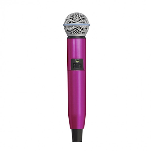 Cobertor | p/ GLXD2/SM58-BETA58 | Color Rosa SHURE WA723-PNK - $ 87.688