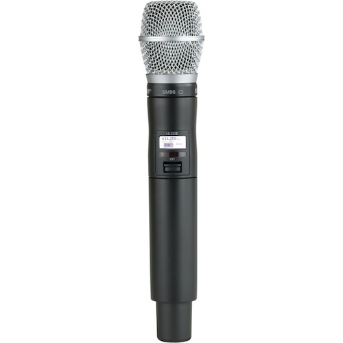 Microf Inalambrico de  Mano | UHF (632-695 MHz) | Frec Varia SHURE ULXD2/SM86-L50 - $ 1.538.750