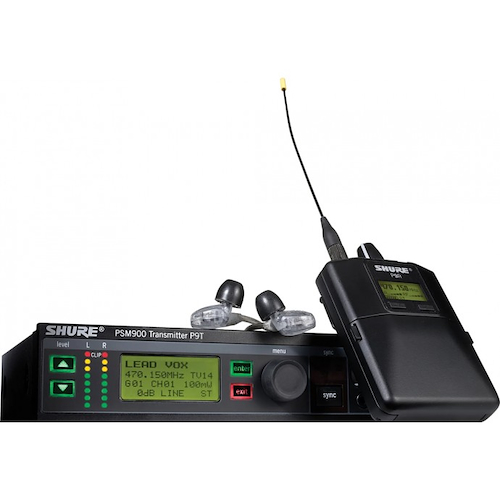 PSM900 | Transmisor Inalambrico | Monitor Intraural (1 P9T) SHURE P9TAR-G7 - $ 1.458.488