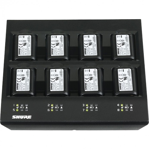 Cargador | de escritorio | p/8 baterias SB900 | leds indicad SHURE SBC800-AR - $ 1.292.205