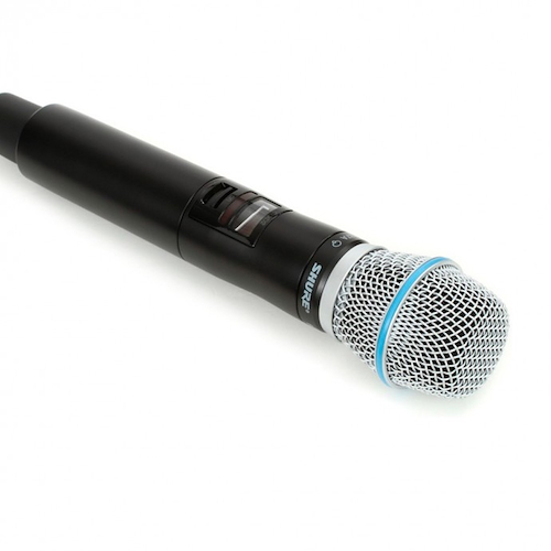 Microfono | Inalambrico de  Mano | UHF | (632-696 MHz) | Fre SHURE QLXD2/B87C-L50 - $ 1.398.486