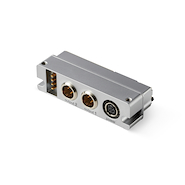 Placa trasera | p/ Axient Digital ADX5D | dos conectores de SHURE ADX5BP-TA3