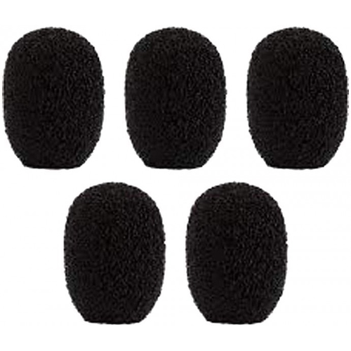 Paravientos de gomaespuma de color negro|Set x 4u|Para MC50B SHURE RPM304 - $ 71.125