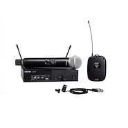 Sistema Inalambrico simple | de Bodypack y Mano| UHF (470-51 SHURE SLXD124AR/85-G58