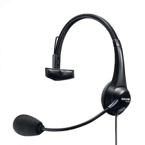 Auricular | Simple | c/Microf | c/Giro 270º | p/lado Izq o D SHURE BRH31M - $ 426.128