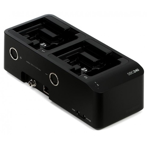 Cargador | de escritorio | Dual, p/SB910 /920. Ethernet SHURE SBC240-AR - $ 898.019