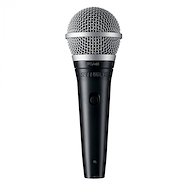 HANDHELD MIC W/15FT 1/4' TO XLR CABLE SHURE PGA48-QTR
