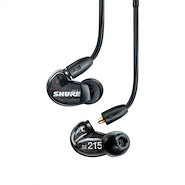 Auricular | intraural |  AONIC 215 | aislante de sonido | De SHURE SE215DYBK+UNI