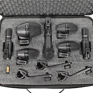 7Pc Drumkit Pga52, 57, 56(X3), 81(X2) SHURE PGADRUMKIT7