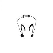Reemplazo, Armazon Vincha P/ Beta53, C: Black SHURE RPM550
